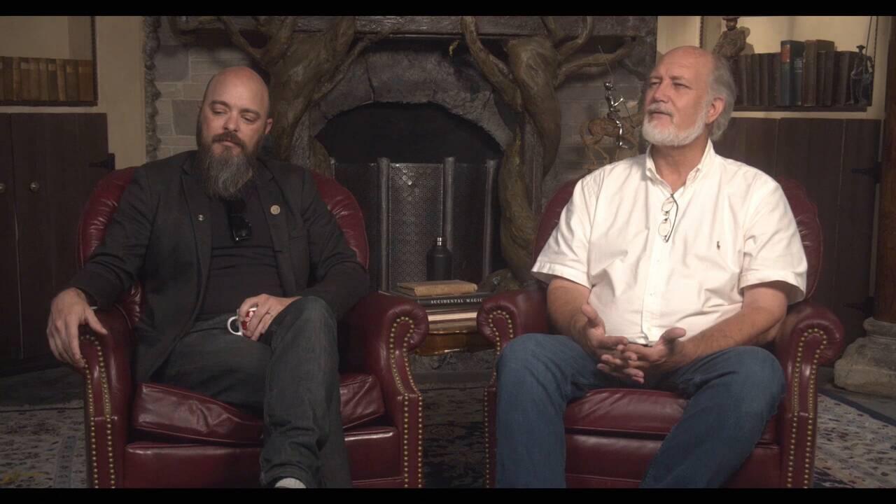Roy Williams and Daniel Whittington in studio speaking May 2019