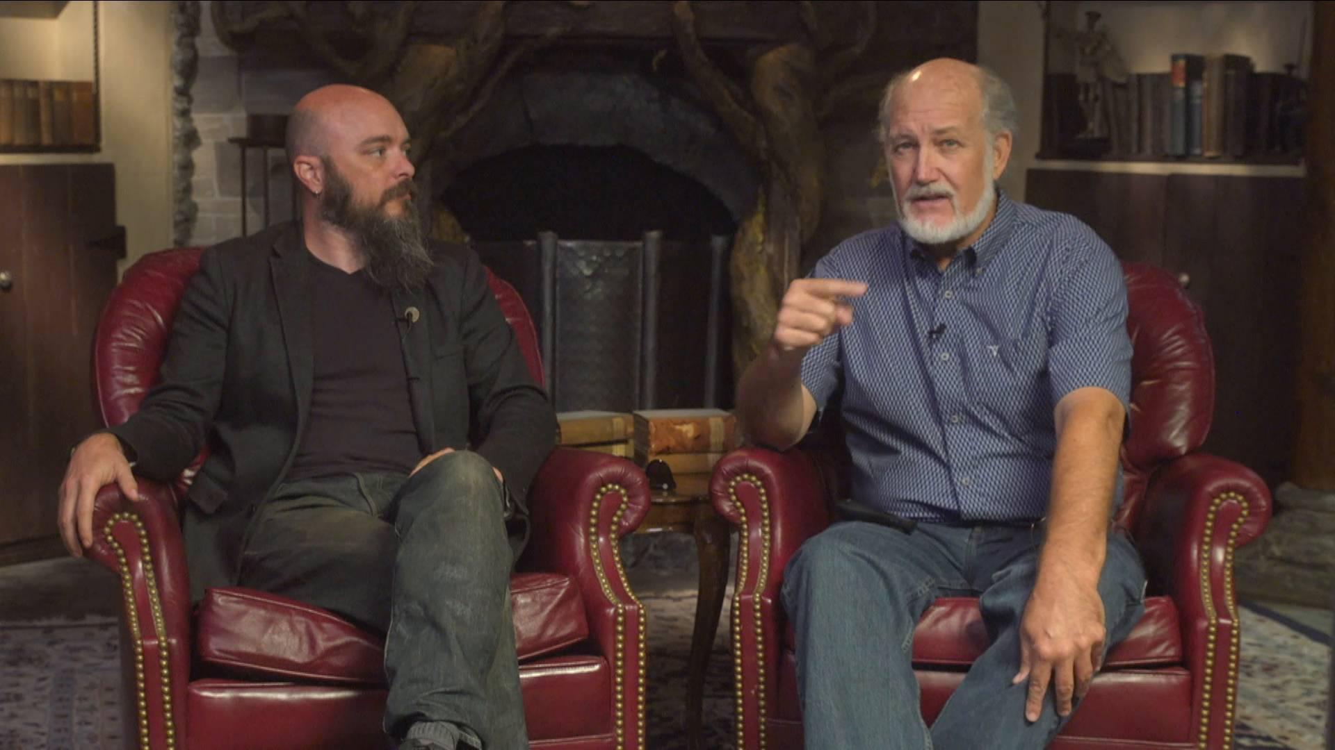 Daniel Whittington and Roy Williams in studio August 2018