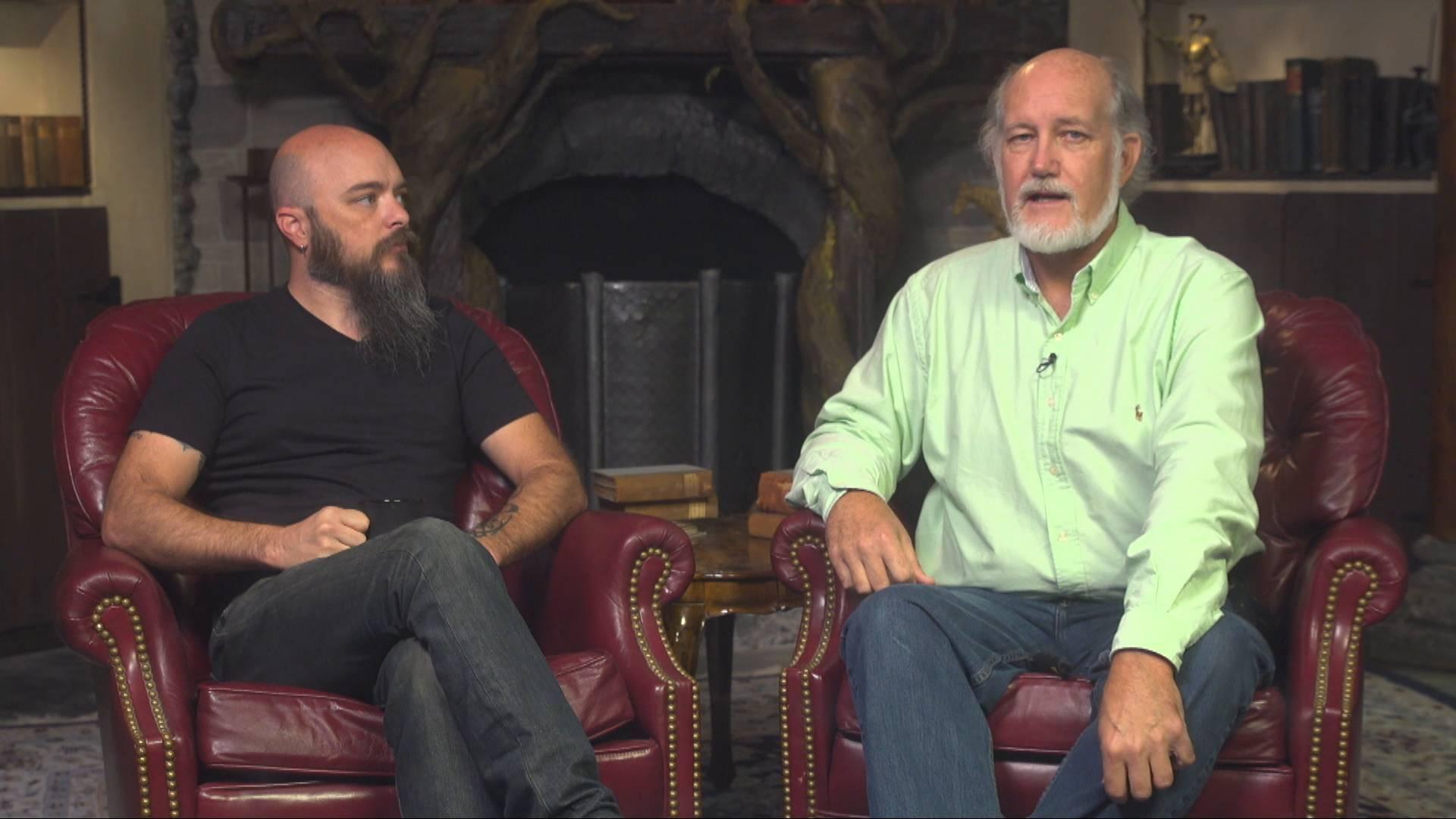 Daniel Whittington and Roy Williams in studio October 2018