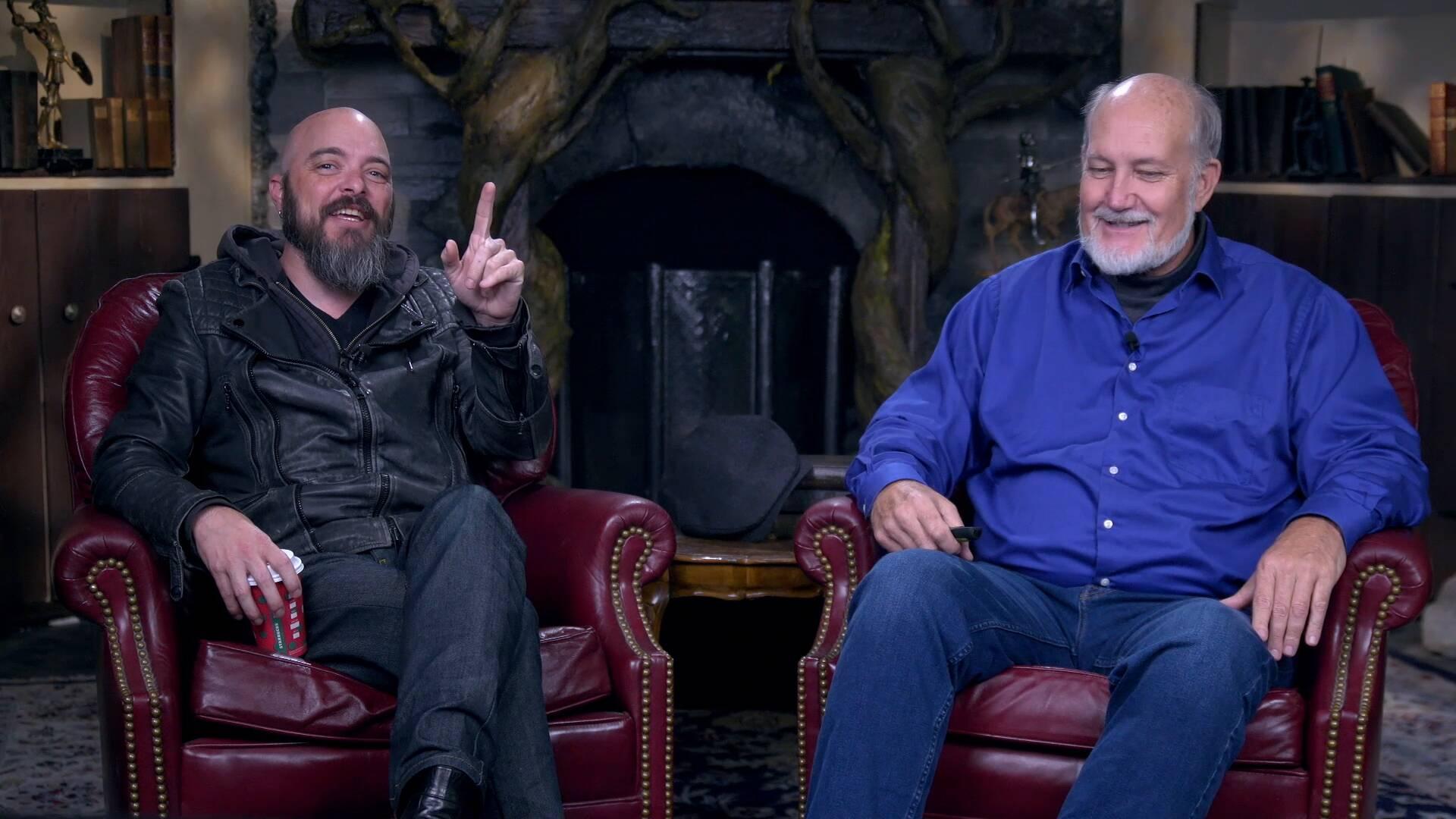 Daniel Whittington and Roy Williams in studio November 2019